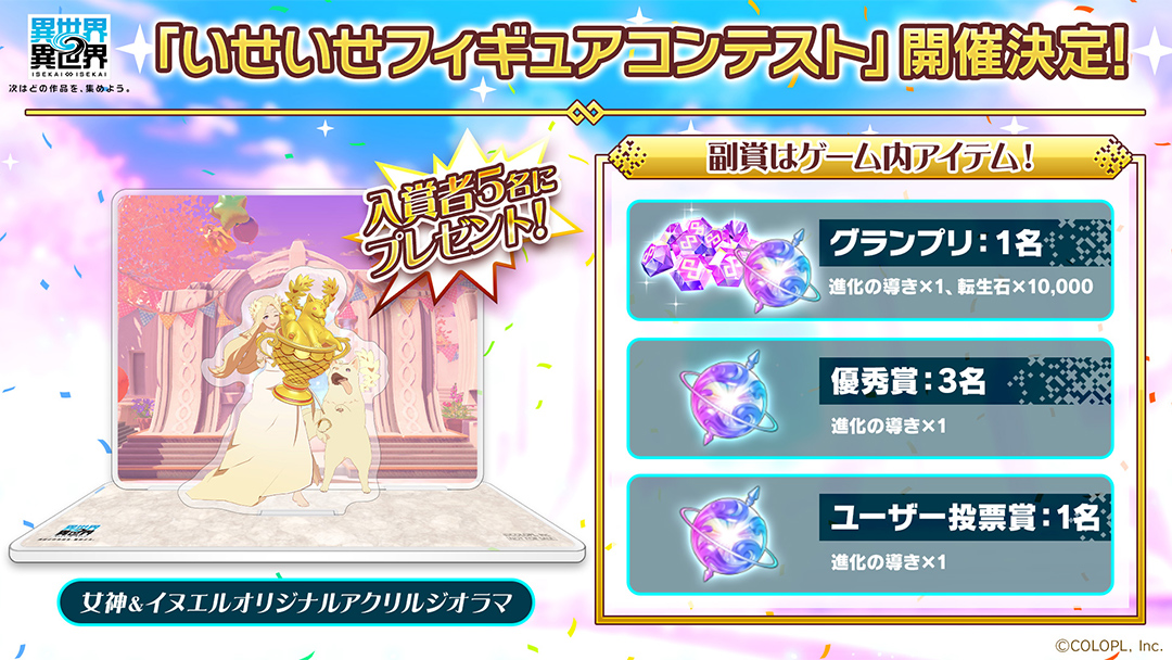 フィギュアコンテスト開催